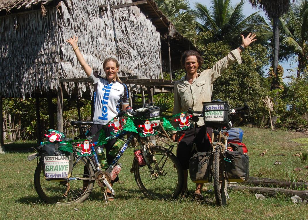 Weltumradler senden Weihnachtsgrüße aus Ho-Chi-Minh-Stadt, Vietnam