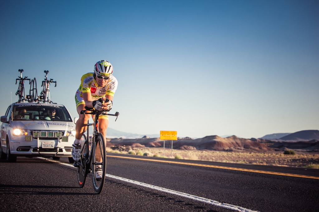 action sport ultracycling RAAM race across america Christoph Strasser