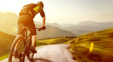 Mountainbike in the Mountains