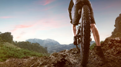 Mountainbiker in the Mountains
