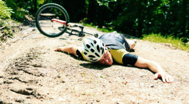 Cyclist Fallen From His Bike