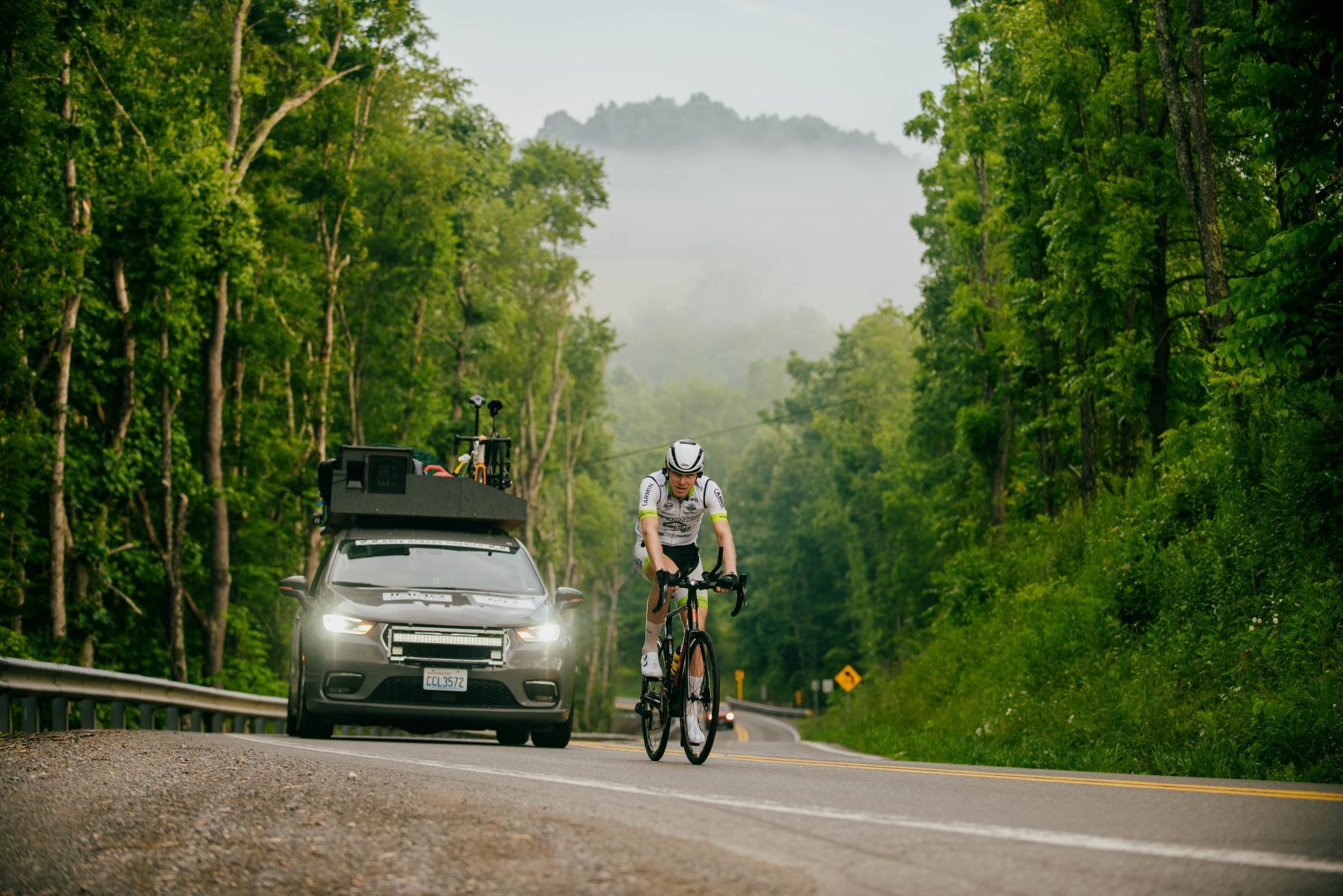 Lukas Kaufmann bei RAAM-Premiere auf dem Podium