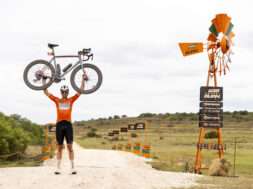 Stage 7: Matthew Beers during stage 7 of Nedbank Gravel Burn sta