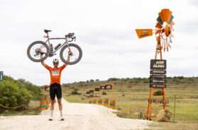 Stage 7: Matthew Beers during stage 7 of Nedbank Gravel Burn sta