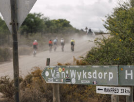 The gravel roads between the top of Garcia Pass and Van Wyksdorp are some of the best on the entire Garden Route Giro route. Photo by Shift Media Co.
